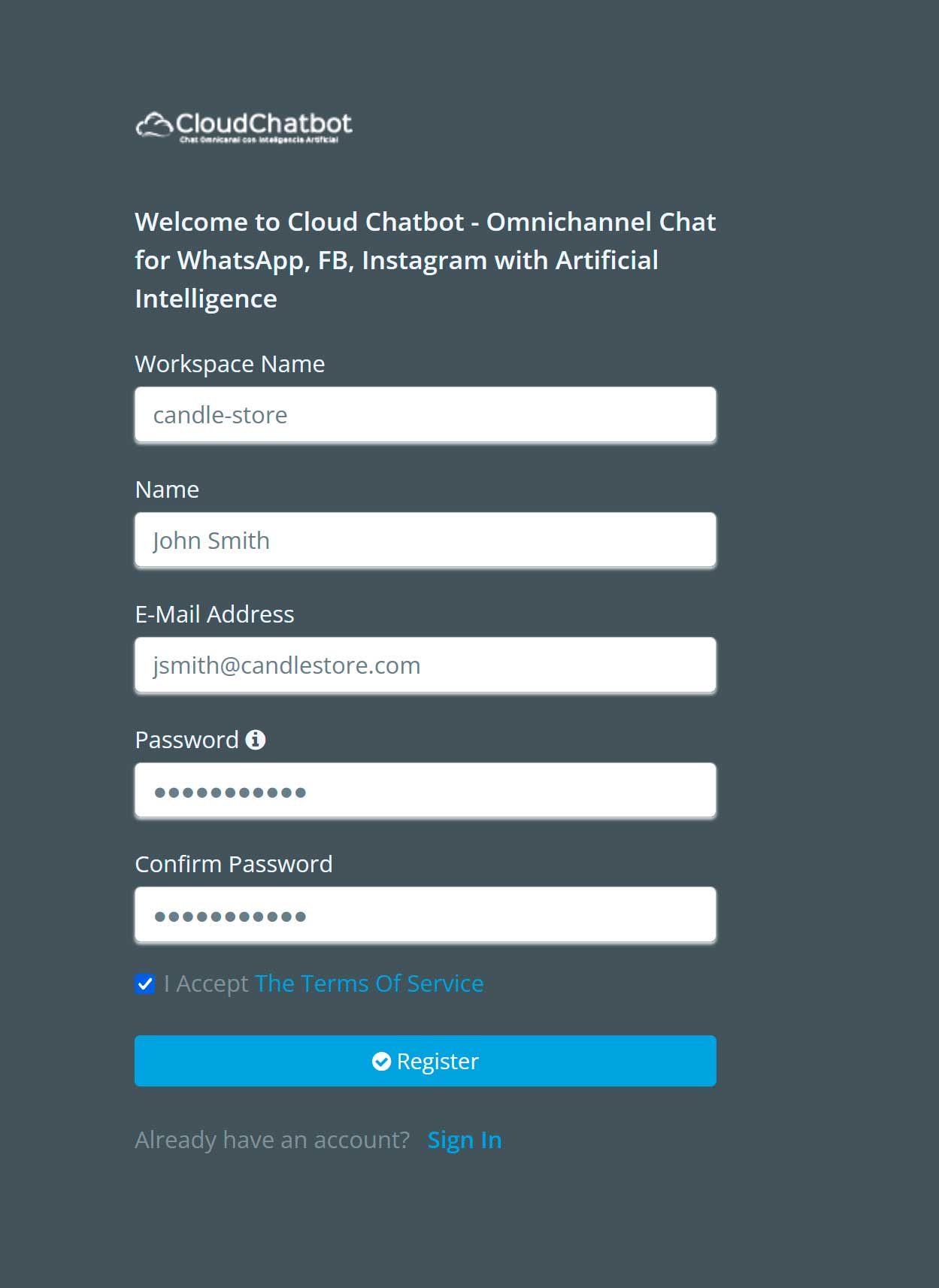 CloudChatbot Formulary